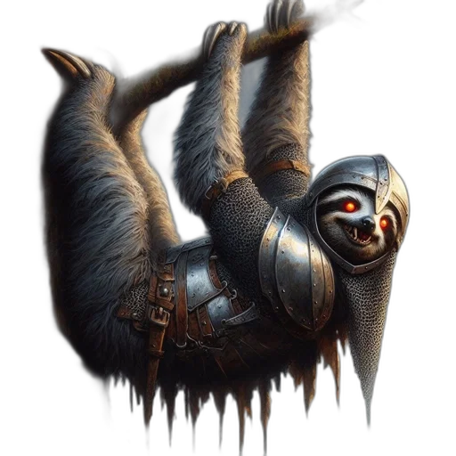 creature, animal, mask, robot, concept art, fantasy art, photorealistic, armored transparent PNG cut-out