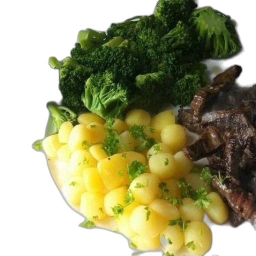 food, crown, plate, broccoli transparent PNG cut-out