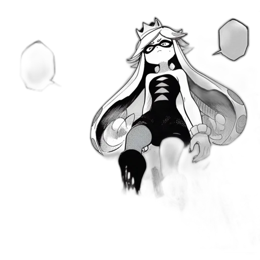 crown, dress, creature, robot, concept art, anime, pixel art, cartoon transparent PNG cut-out
