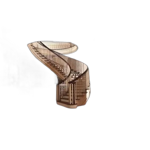 jewelry, shoes, furniture, crown, 3d render, grand, spiral, staircase transparent PNG cut-out