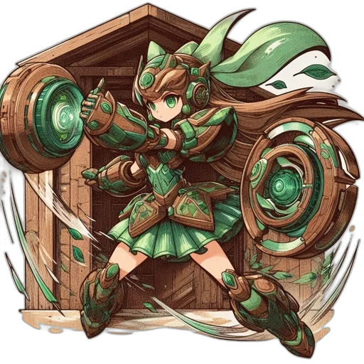 weapon, staff, dragon, concept art, fantasy art, anime, pixel art, green transparent PNG cut-out