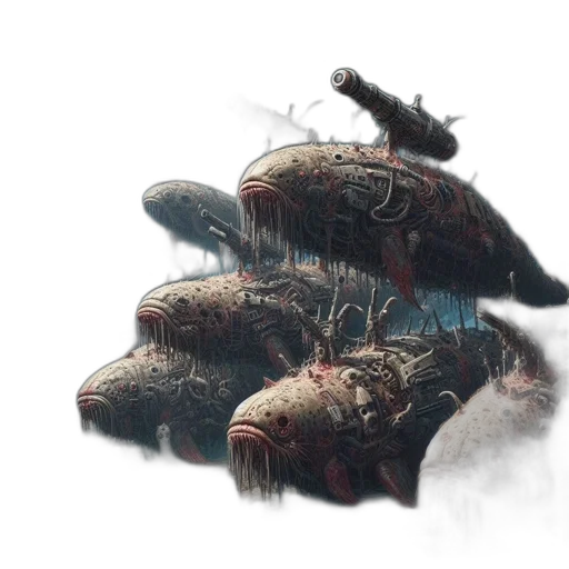 creature, dragon, animal, concept art, fantasy art, 3d render, fog, underwater transparent PNG cut-out