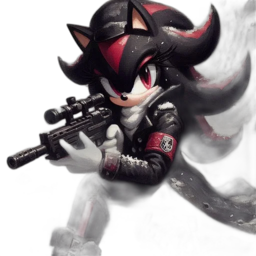 weapon, animal, concept art, comic book art, 3d render, fantasy art, anthropomorphic, hedgehog transparent PNG cut-out