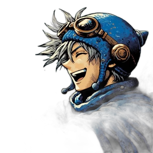 hat, face, mask, staff, concept art, comic book art, anime, fantasy art transparent PNG cut-out