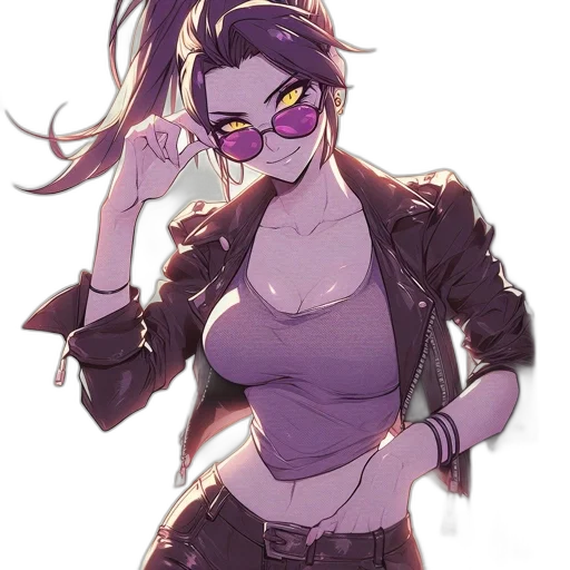 jacket, weapon, mask, cyberpunk, anime, concept art, comic book art, neon lights transparent PNG cut-out