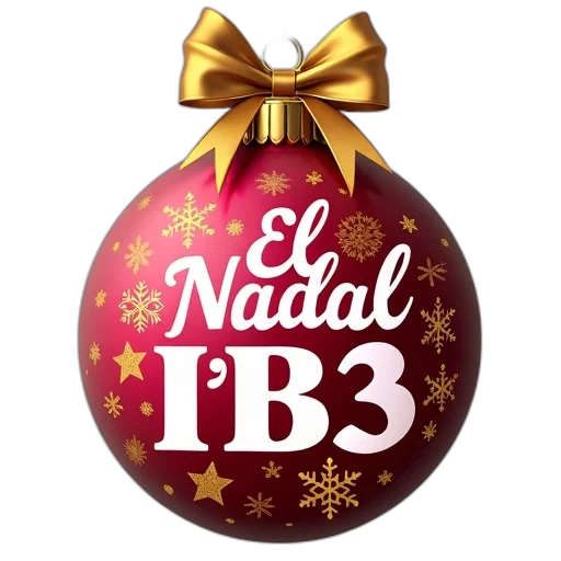 festive, christmas, ornament, golden, bow, top, words, nadal transparent PNG cut-out