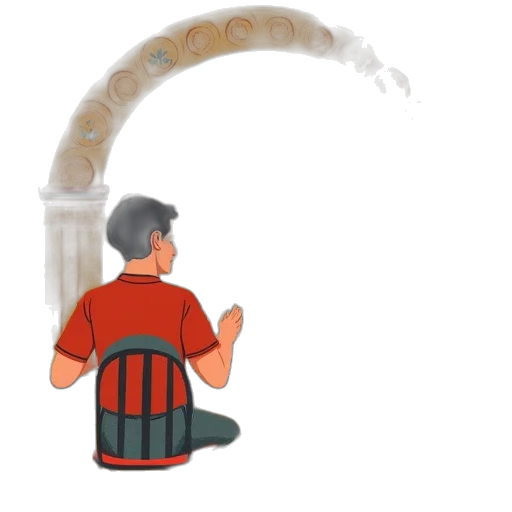 staff, concept art, pixel art, 3d render transparent PNG cut-out