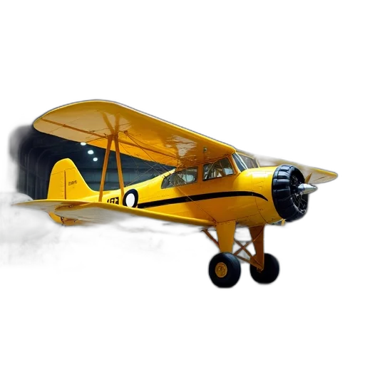 weapon, animal, 3d render, concept art, photorealistic, pixel art, yellow, biplane transparent PNG cut-out
