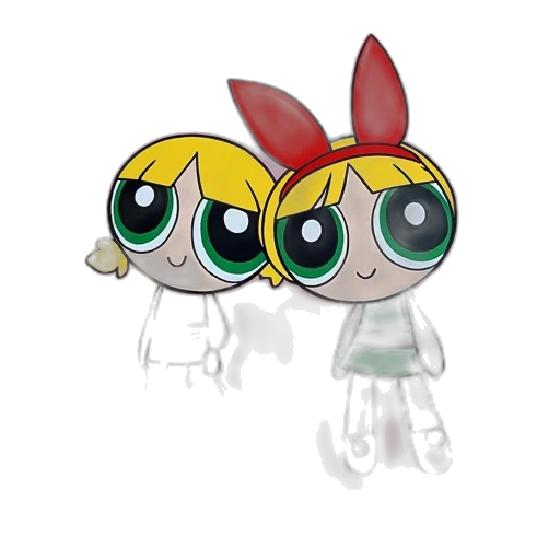 staff, cartoon, concept art, 3d render, anime, powerpuff, girls, spiral transparent PNG cut-out