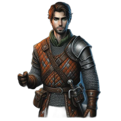 sword, staff, jacket, weapon, fantasy art, concept art, photorealistic, pixel art transparent PNG cut-out