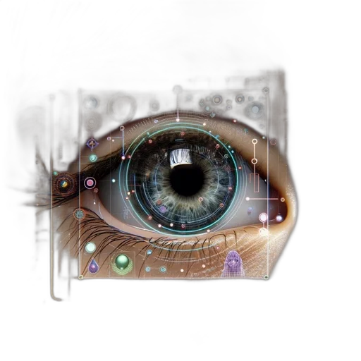 robot, face, mask, jewelry, photorealistic, cyberpunk, 3d render, concept art transparent PNG cut-out