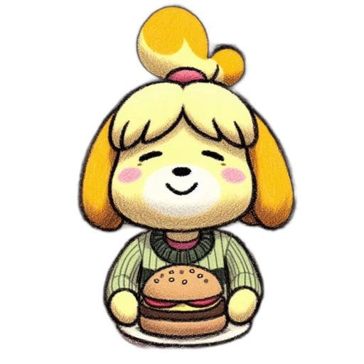 food, animal, staff, creature, pixel art, concept art, watercolor, 3d render transparent PNG cut-out