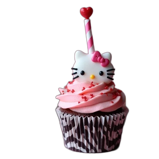food, 3d render, photorealistic, birthday transparent PNG cut-out