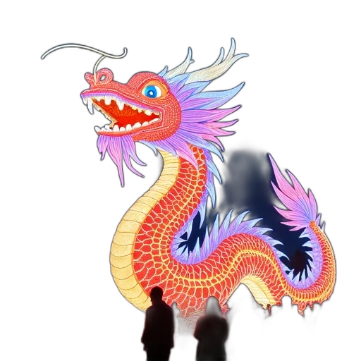 dragon, creature, staff, animal, concept art, fantasy art, 3d render, photorealistic transparent PNG cut-out