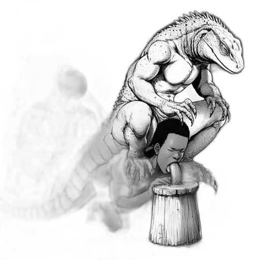 dragon, creature, animal, concept art, fantasy art, pencil sketch, comic book art, underwater transparent PNG cut-out
