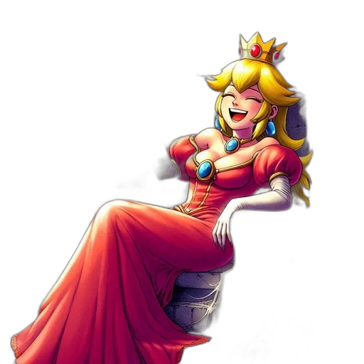 crown, dress, staff, weapon, concept art, pixel art, fantasy art, watercolor transparent PNG cut-out