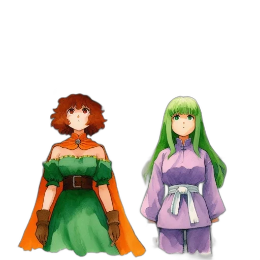 dress, 3d render, concept art, pixel art, fantasy art, green, colorful, earth tones transparent PNG cut-out