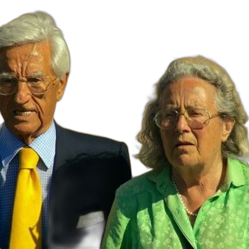 staff, face, older, couple, one, suit, yellow, tie transparent PNG cut-out