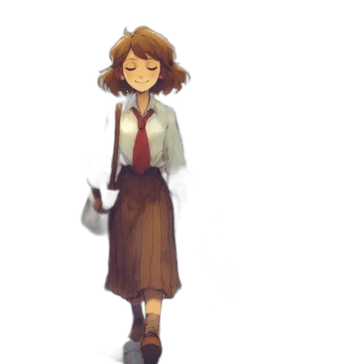 staff, dress, jacket, robot, concept art, pixel art, watercolor, anime transparent PNG cut-out