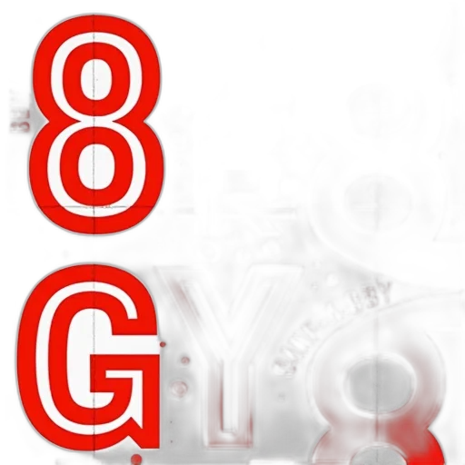 3d render, second, image, shows, same, red, white, abstract transparent PNG cut-out