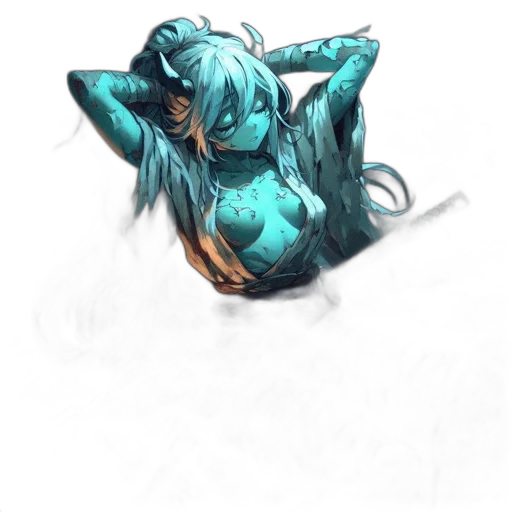 mask, creature, dress, face, concept art, watercolor, fantasy art, comic book art transparent PNG cut-out