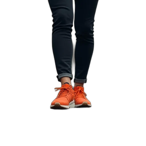 shoes, jacket, staff, face transparent PNG cut-out
