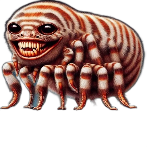 creature, animal, robot, face, concept art, pixel art, 3d render, fantasy art transparent PNG cut-out
