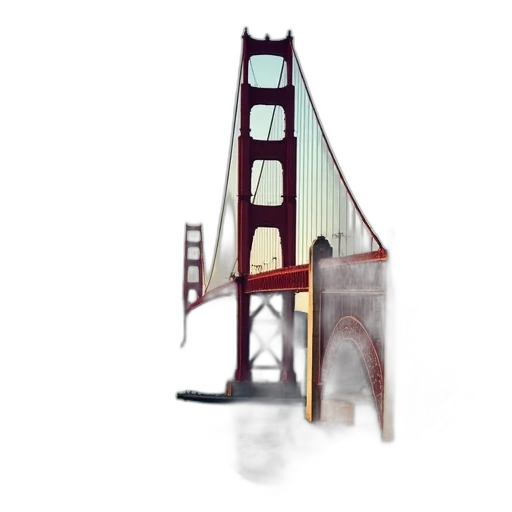 building, furniture, concept art, 3d render, photorealistic, watercolor, fog, golden transparent PNG cut-out