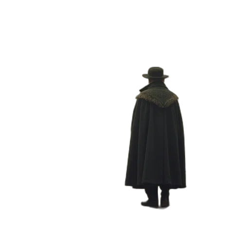 hat, jacket, staff, mask transparent PNG cut-out