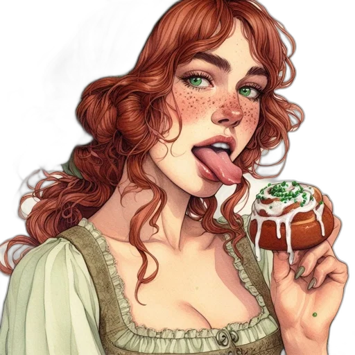 food, fantasy art, concept art, pixel art, photorealistic, green, illustration, features transparent PNG cut-out