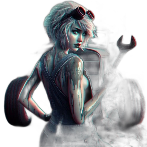 dress, fantasy art, concept art, pixel art, comic book art, neon lights, outer space, fire transparent PNG cut-out