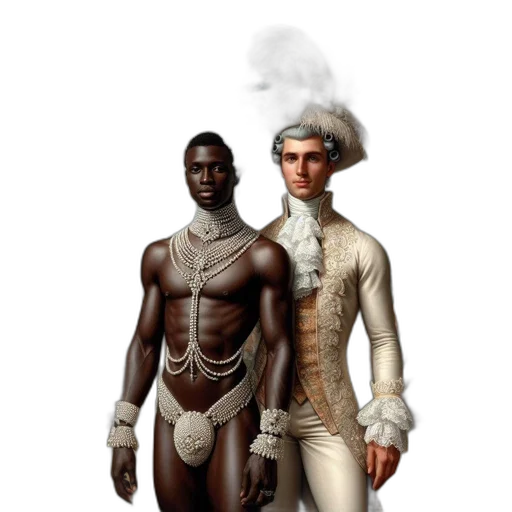 staff, concept art, fantasy art, photorealistic, comic book art, two, regal, figures transparent PNG cut-out