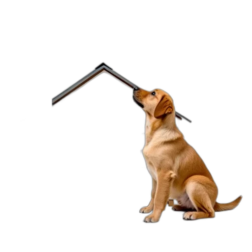 staff, weapon, animal, umbrella, white, doghouse, metal, roof transparent PNG cut-out