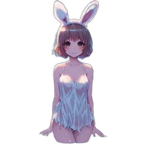 dress, creature, animal, robot, pixel art, anime, concept art, fantasy art transparent PNG cut-out