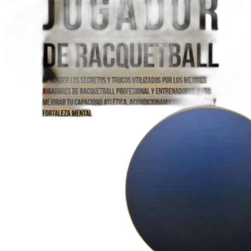 image, book, cover, titled, jugador, racquetball, which, translates transparent PNG cut-out