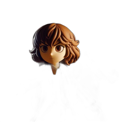hair, face, crown, mask, photorealistic, concept art, 3d render, pixel art transparent PNG cut-out