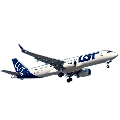 photorealistic, 3d render, white, airplane, word, lot, written, side transparent PNG cut-out