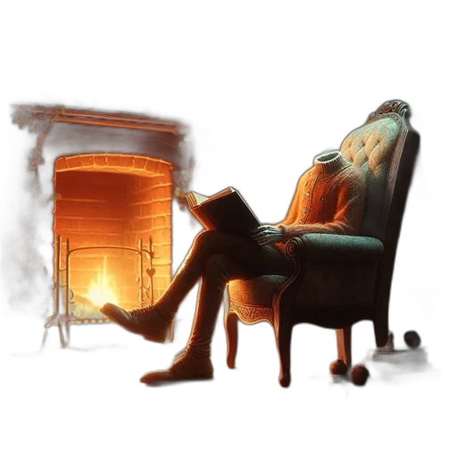 furniture, mask, concept art, 3d render, pixel art, photorealistic, fire, fog transparent PNG cut-out