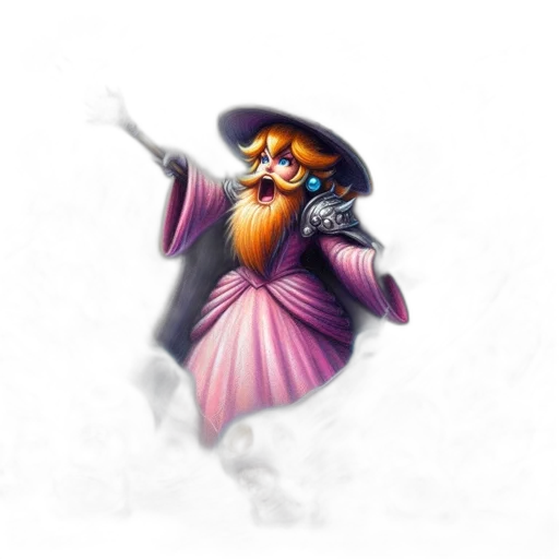 staff, hat, dragon, concept art, fantasy art, 3d render, photorealistic, wizard-like transparent PNG cut-out