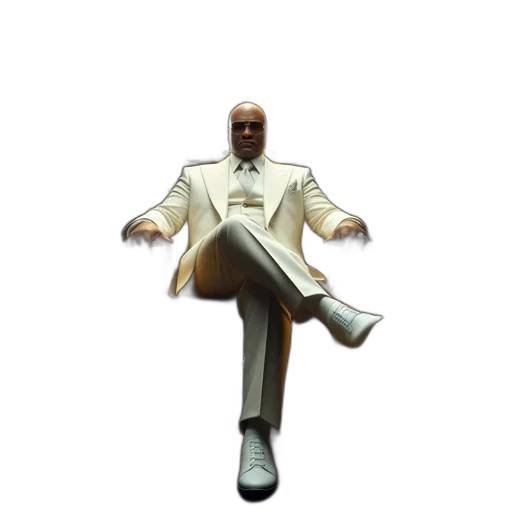 jacket, staff, shoes, robot, 3d render, concept art, pixel art, man transparent PNG cut-out