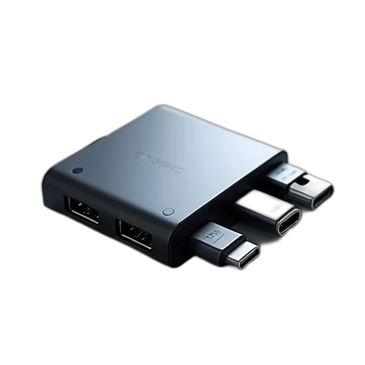 3d render, express, card, laptop, port, adapter, usb transparent PNG cut-out