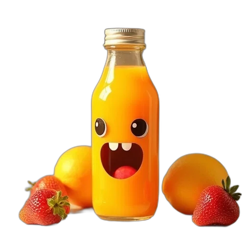 bottle, food, creature, animal transparent PNG cut-out