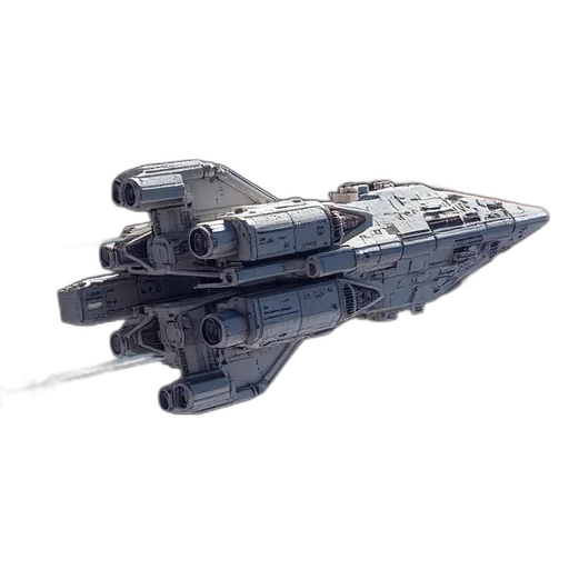 weapon, concept art, 3d render, outer space transparent PNG cut-out