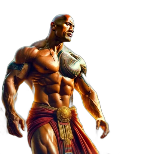 concept art, comic book art, fantasy art, photorealistic, athletic, man, ancient, egyptian transparent PNG cut-out