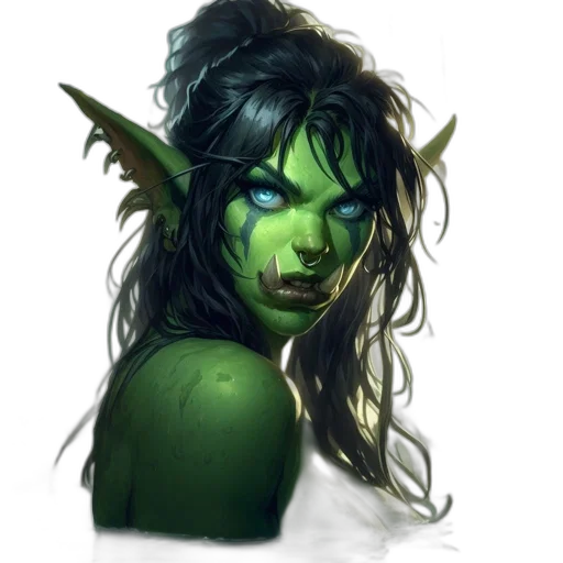 face, dragon, staff, fantasy art, concept art, photorealistic, pixel art, green transparent PNG cut-out