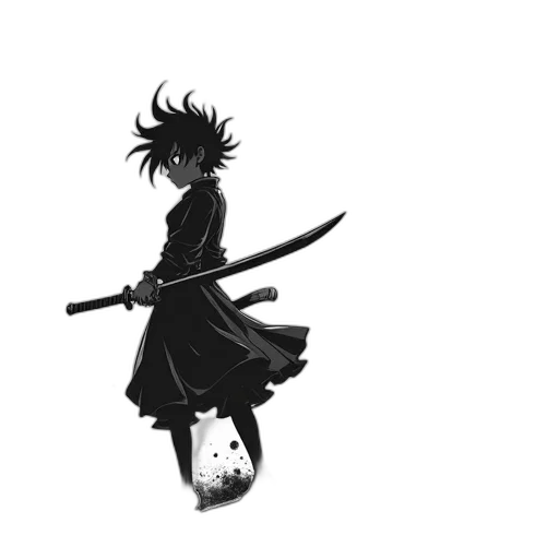 sword, staff, weapon, dragon, concept art, fantasy art, pixel art, comic book art transparent PNG cut-out
