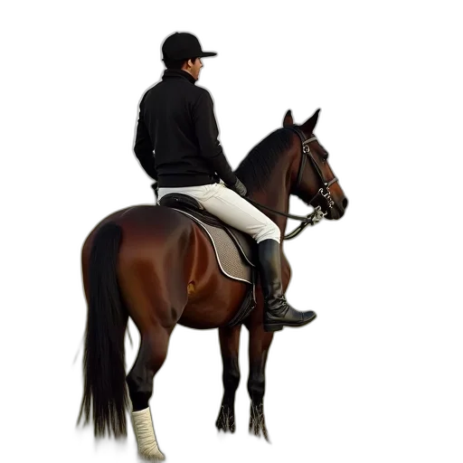 hat, staff, jacket, animal, photorealistic, person, wearing, white transparent PNG cut-out