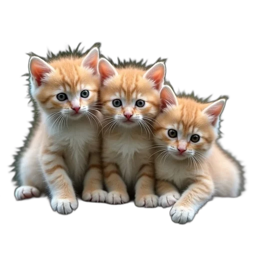 animal, photorealistic, 3d render, oil painting transparent PNG cut-out