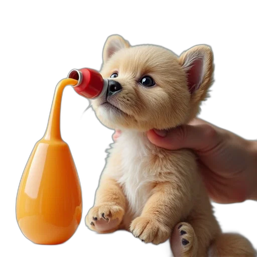 staff, bottle, animal, food transparent PNG cut-out