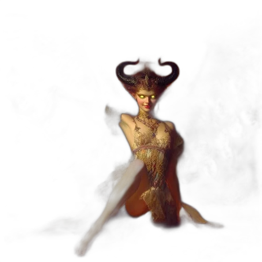 staff, creature, mask, crown, fantasy art, concept art, pixel art, 3d render transparent PNG cut-out